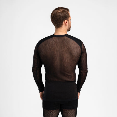 Aclima - WoolNet Light Herre Uldtrøje // Sort fra Aclima - billede nr. 3 hos GrejFreak.dk