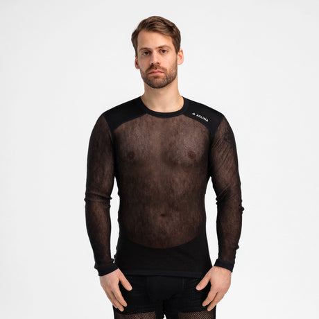 Aclima - WoolNet Light Herre Uldtrøje // Sort fra Aclima - billede nr. 4 hos GrejFreak.dk