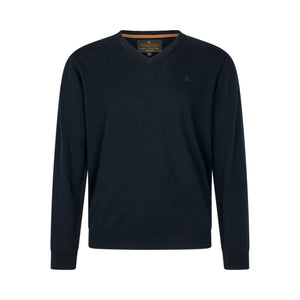 Seeland - Pine V-Neck Pullover // Dark Sapphine fra Seeland - billede nr. 1 hos GrejFreak.dk