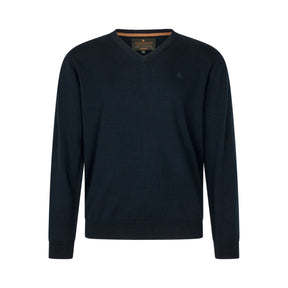 Seeland - Pine V-Neck Pullover // Dark Sapphine fra Seeland - billede nr. 1 hos GrejFreak.dk