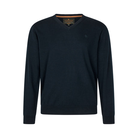 Seeland - Pine V-Neck Pullover // Dark Sapphine fra Seeland - billede nr. 1 hos GrejFreak.dk