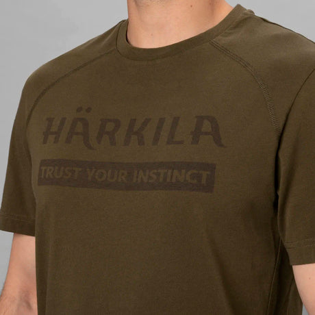 Härkila - Logo S/S T-shirt // Willow Green fra Härkila - billede nr. 3 hos GrejFreak.dk