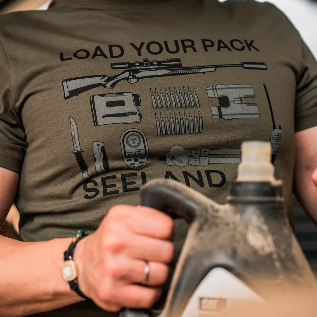 Seeland - Packing T-shirt // Crape Leaf fra Seeland - billede nr. 4 hos GrejFreak.dk