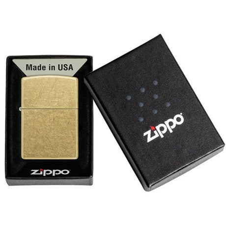 Zippo - Street Brass Lighter fra Zippo - billede nr. 6 hos GrejFreak.dk