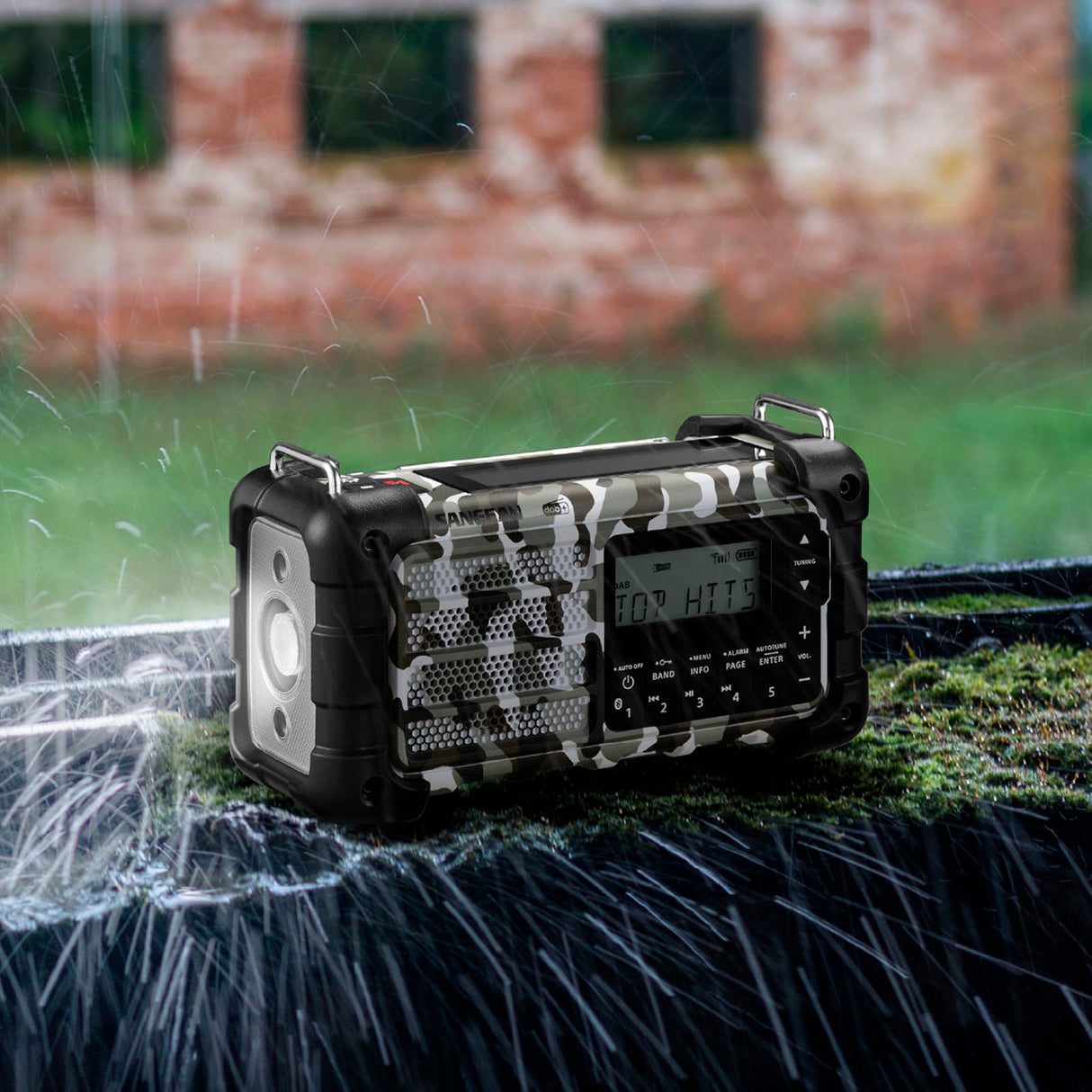 Sangean - MMR-99 DAB+/FM/Bluetooth/AUX - Multi-Powered Digital Nødradio // Arctic Camo fra Sangean - billede nr. 7 hos GrejFreak.dk
