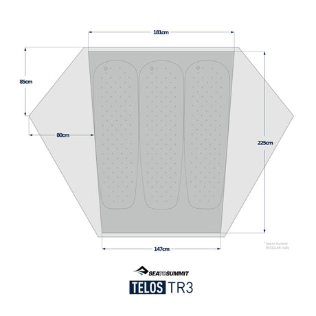 Sea To Summit - Telos TR3 3-personers Telt // Grøn fra Sea To Summit - billede nr. 6 hos GrejFreak.dk
