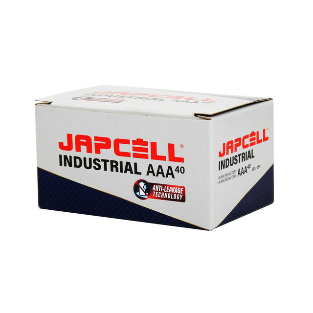 Japcell - AAA / LR03 Industrial Alkaline Batterier - 40 Stk. Pakning fra Japcell - billede nr. 1 hos GrejFreak.dk