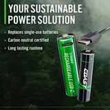 Coast - AAA 1.5V USB-C genopladelige batterier 750 mAh (4 stk) fra Coast - billede nr. 3 hos GrejFreak.dk