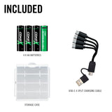 Coast - AA 1.5V USB-C genopladelige batterier 2400 mAh (4 stk) fra Coast - billede nr. 2 hos GrejFreak.dk