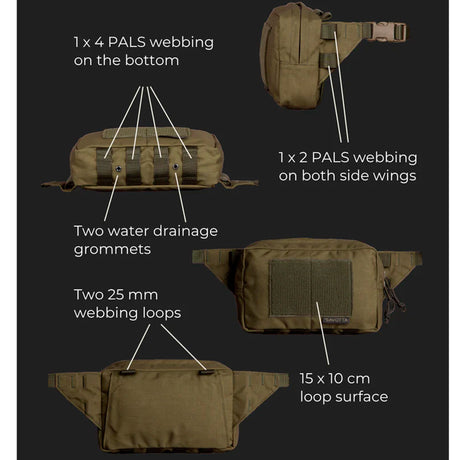 Savotta - Suur-Kukkaro Hoftetaske 2,6L // Multicam fra Savotta - billede nr. 6 hos GrejFreak.dk