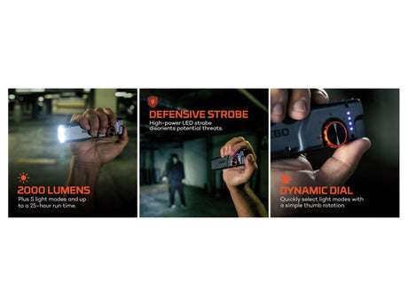 Nebo - Edge 2K Pocket Light Genopladelig 2000Lumen fra NEBO - billede nr. 2 hos GrejFreak.dk