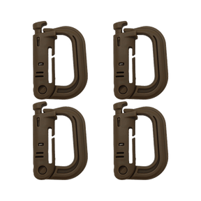 K-Force - Grimloc Karabiner 4-pak // Khaki fra K-Force Tactical - billede nr. 1 hos GrejFreak.dk