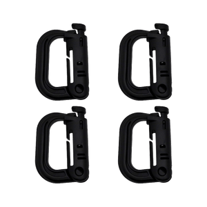 K-Force - Grimloc Karabiner 4-pak // Sort fra K-Force Tactical - billede nr. 1 hos GrejFreak.dk