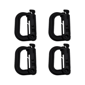 K-Force - Grimloc Karabiner 4-pak // Sort fra K-Force Tactical - billede nr. 1 hos GrejFreak.dk