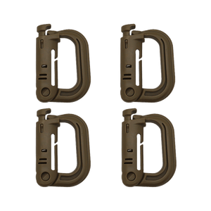K-Force - Grimloc Karabiner 4-pak // Coyote fra K-Force Tactical - billede nr. 1 hos GrejFreak.dk