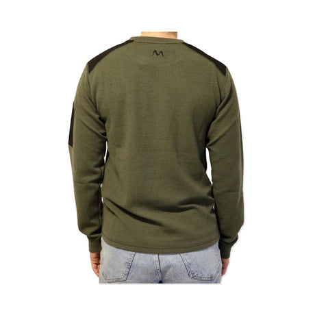 Marselis - Merino Crew Neck Trøje // Olivengrøn fra Marselis - billede nr. 2 hos GrejFreak.dk