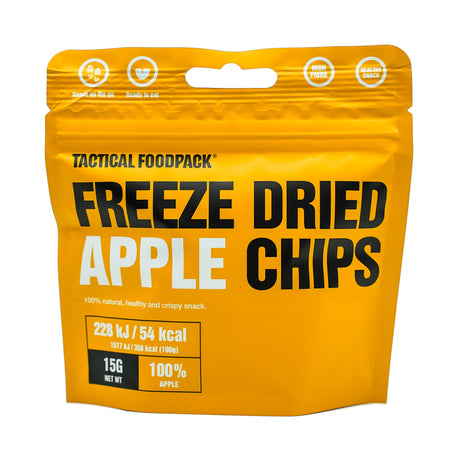 Tactical Foodpack - Frysetørrede Æble Chips, 54 Kcal fra Tactical Foodpack - billede nr. 1 hos GrejFreak.dk