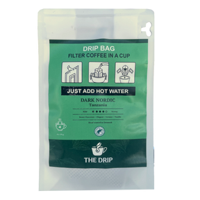 The Drip - Kaffe Drip Bags, Dark Nordic 10-pak fra The Drip - billede nr. 1 hos GrejFreak.dk