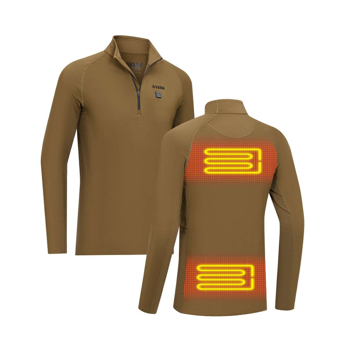 VARM - Heat Baselayer Trøje // Oliven fra VARM - billede nr. 1 hos GrejFreak.dk