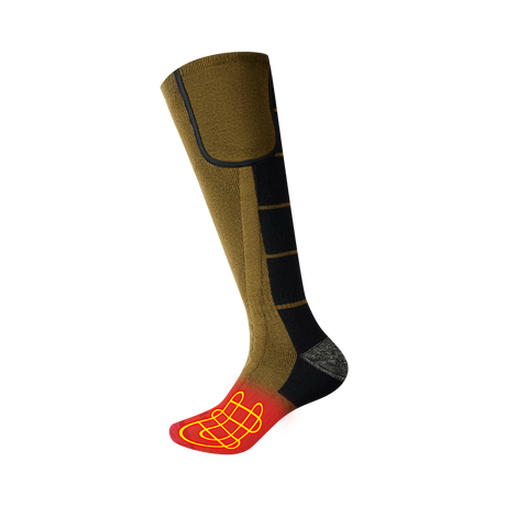 VARM - Heat Merino Sokker // Oliven fra VARM - billede nr. 1 hos GrejFreak.dk