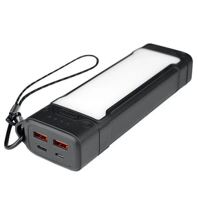 Readybox - Powerbank med indbygget lommelygte (20.000 mAh) fra GrejFreak.dk - billede nr. 1 hos GrejFreak.dk