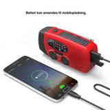 Readybox - Nødradio m. håndsving, solceller, lommelygte og powerbank - FM/AM fra GrejFreak.dk - billede nr. 2 hos GrejFreak.dk