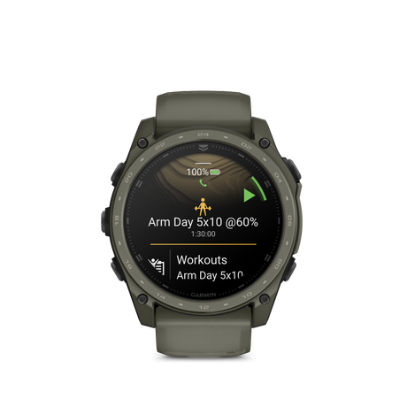 Garmin Tactix 8 Cerakote 51 mm // Olive Drab Titanium fra Garmin - billede nr. 2 hos GrejFreak.dk