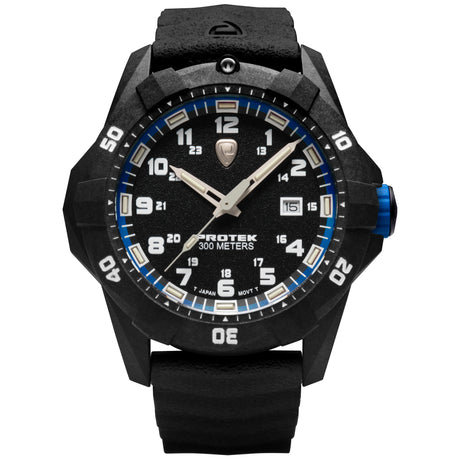 ProTek - PT1003 42 mm Outdoor Ur // Sort & Blå fra ProTek - billede nr. 1 hos GrejFreak.dk