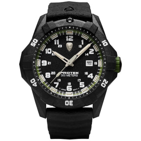ProTek - PT1005 42 mm Outdoor Ur // Sort & Grøn fra ProTek - billede nr. 1 hos GrejFreak.dk