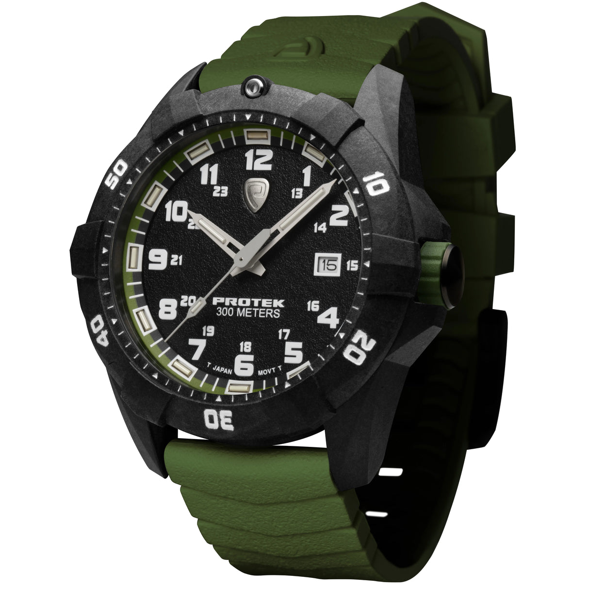 ProTek - PT1005G 42 mm Outdoor Ur // Grøn fra ProTek - billede nr. 2 hos GrejFreak.dk