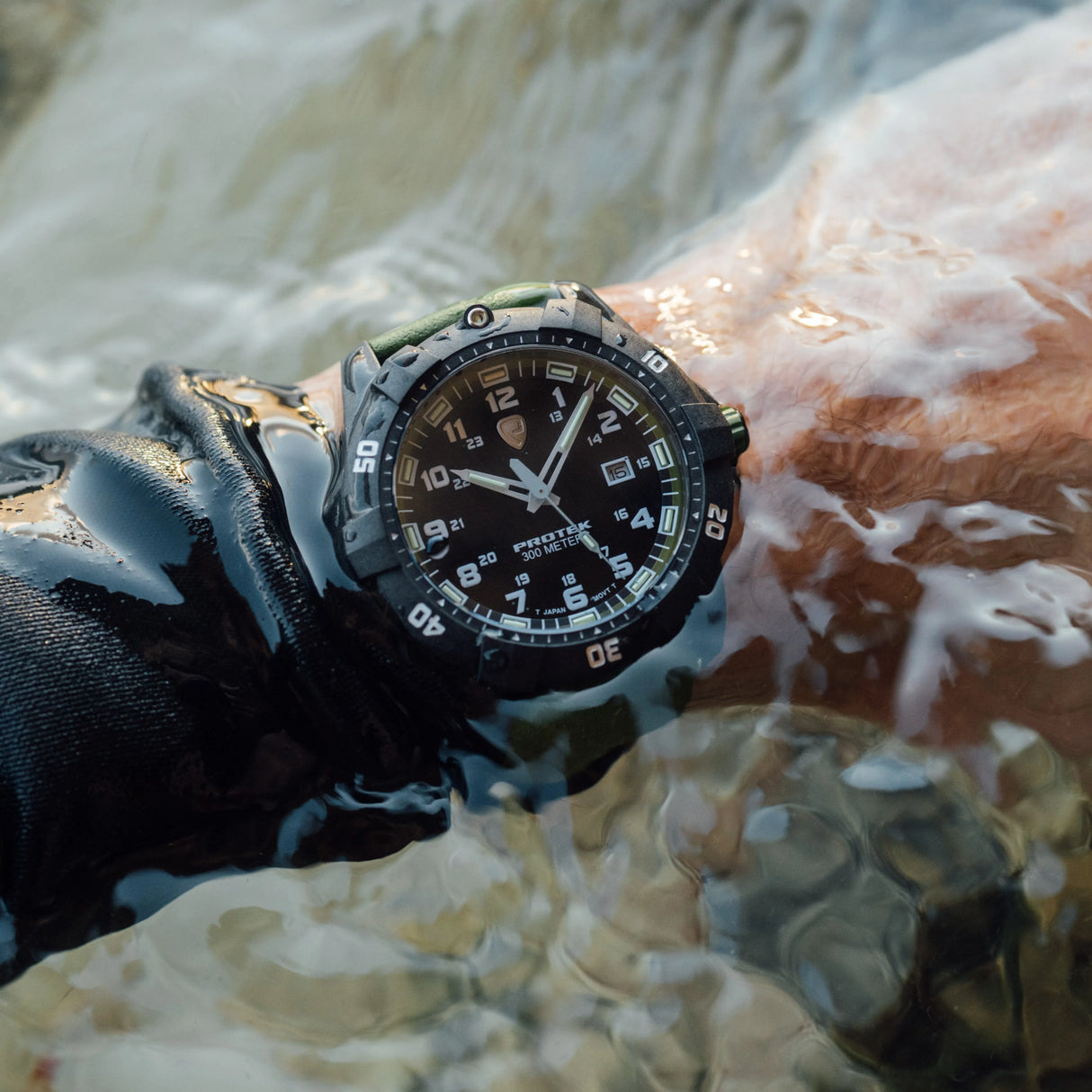 ProTek - PT1005G 42 mm Outdoor Ur // Grøn fra ProTek - billede nr. 6 hos GrejFreak.dk