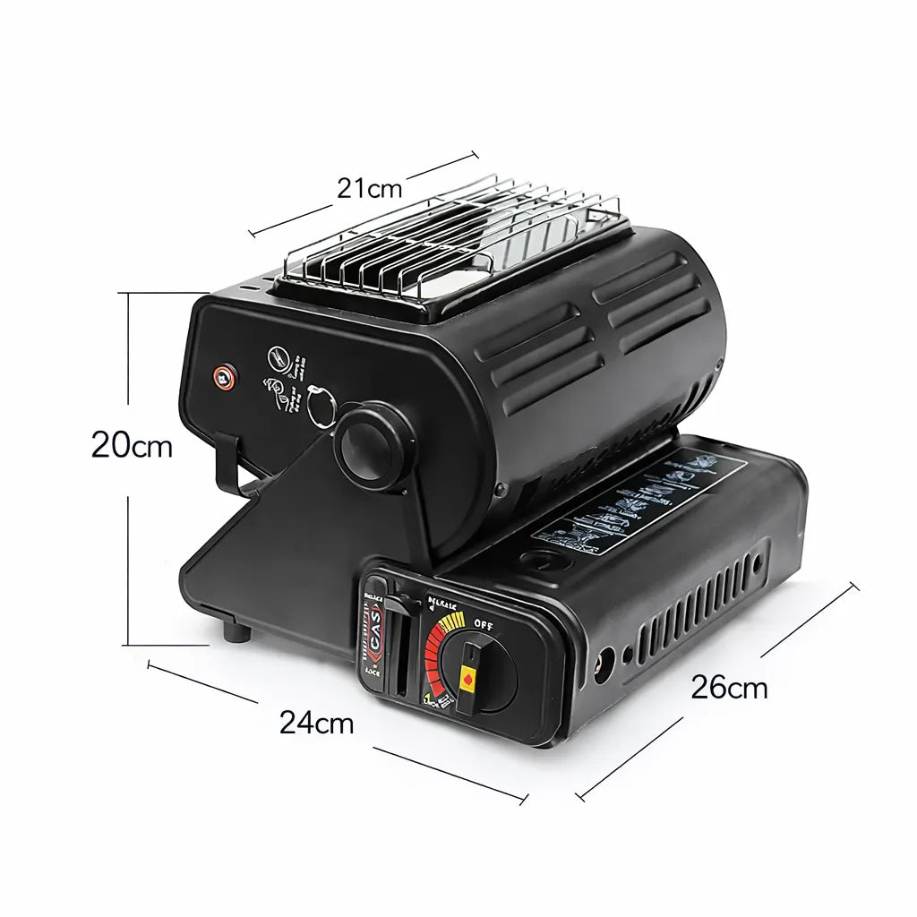 Readybox - 2-i-1 Gasvarmer & Gaskomfur fra Readybox - billede nr. 3 hos GrejFreak.dk