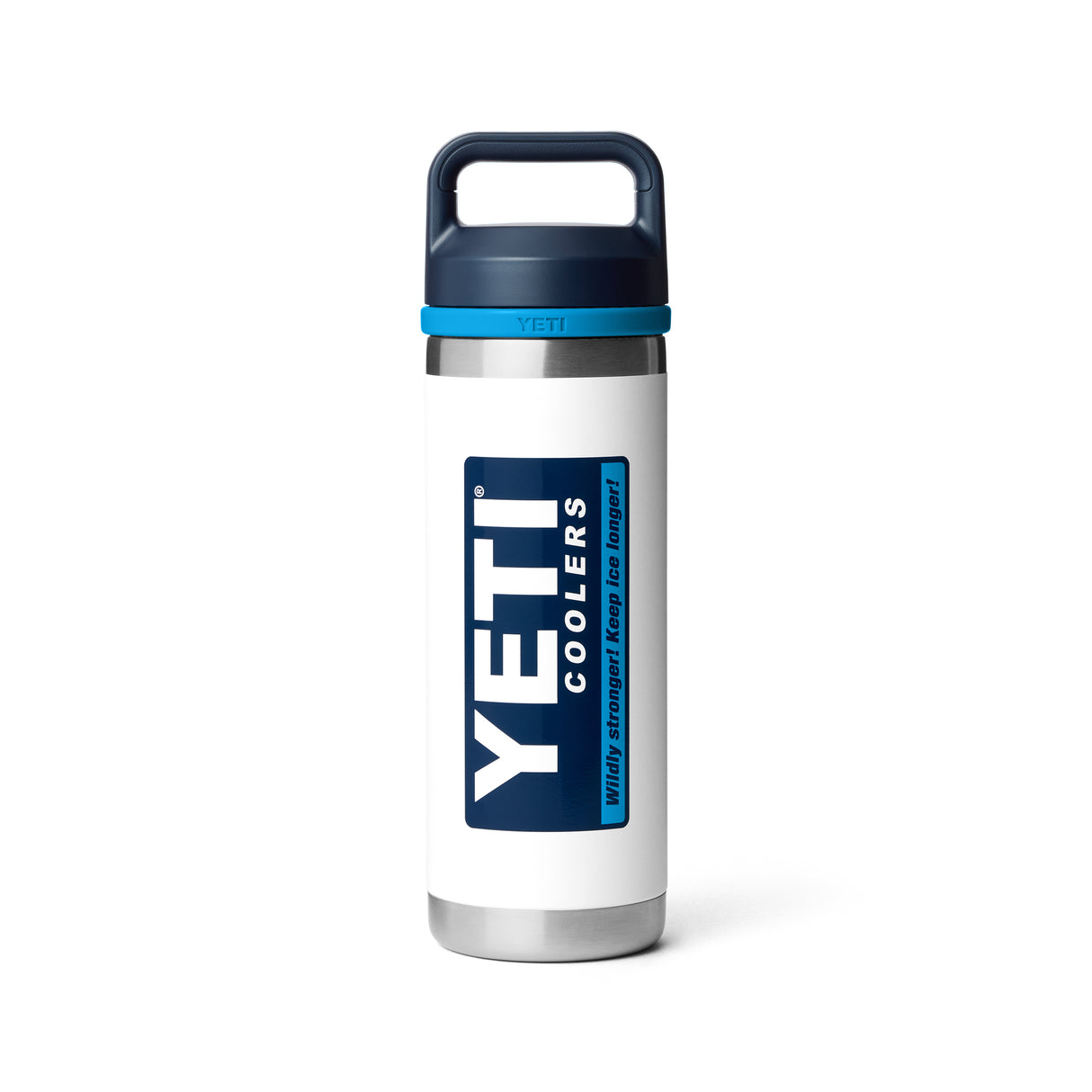 YETI - Rambler Chug Termoflaske 532 ml // Hvid / Blå fra YETI - billede nr. 1 hos GrejFreak.dk