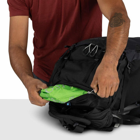 Osprey - Kestrel LT 65 Herre Vandrerygsæk 65L // Moss Green fra Osprey - billede nr. 6 hos GrejFreak.dk