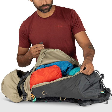 Osprey - Kestrel LT 45 Herre Vandrerygsæk 45L // Moss Green fra Osprey - billede nr. 9 hos GrejFreak.dk