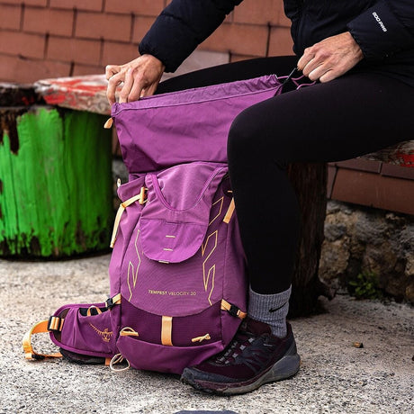 Osprey - Tempest Velocity Dame Vandrerygsæk 20L // Pashmina/Melon fra Osprey - billede nr. 9 hos GrejFreak.dk