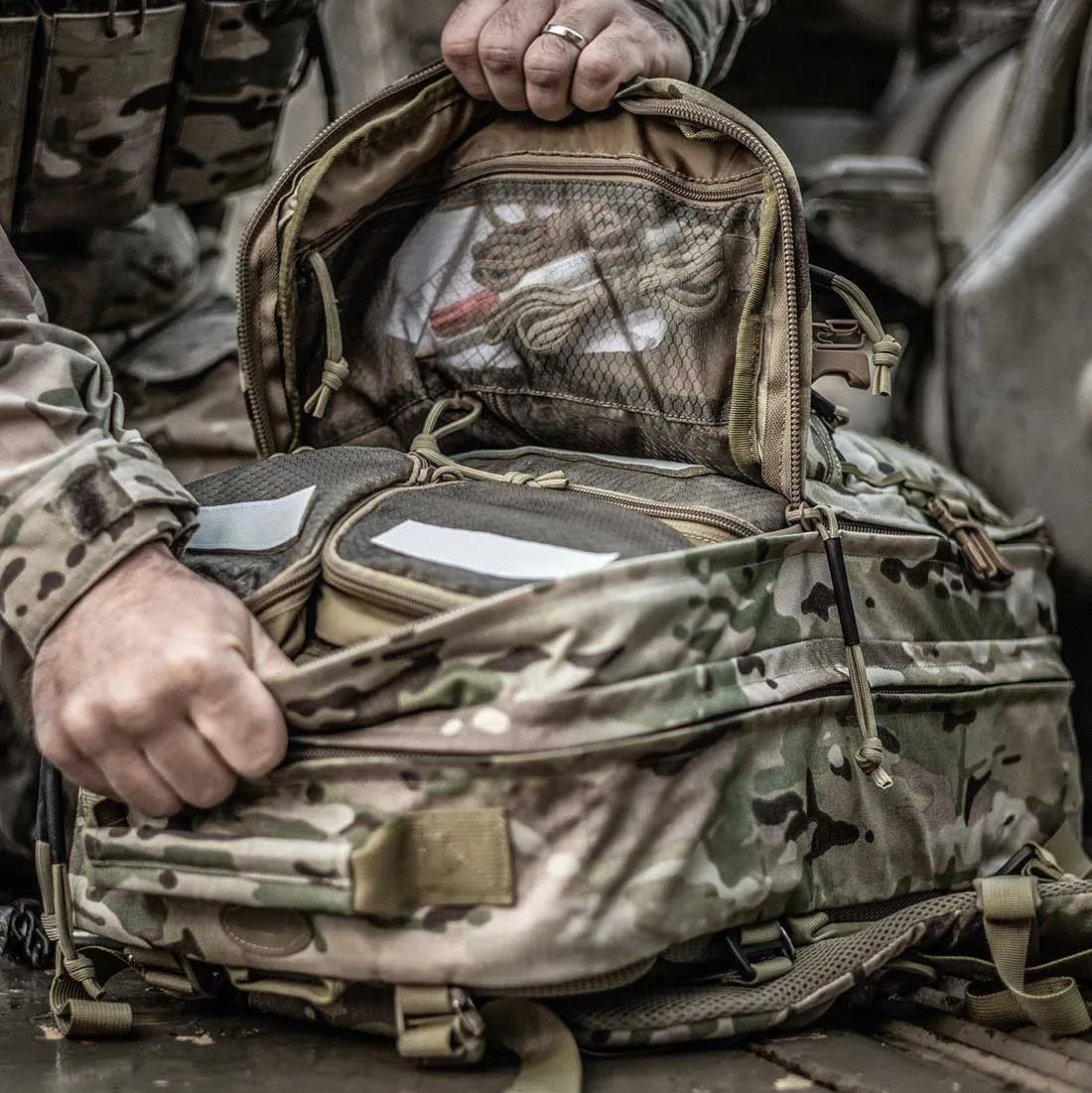 Tasmanian Tiger - Modular Grab Rygsæk 30L // Multicam fra Tasmanian Tiger - billede nr. 5 hos GrejFreak.dk