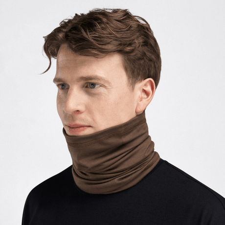 Aclima - LightWool 140 Headover // Dark Earth fra Aclima - billede nr. 3 hos GrejFreak.dk