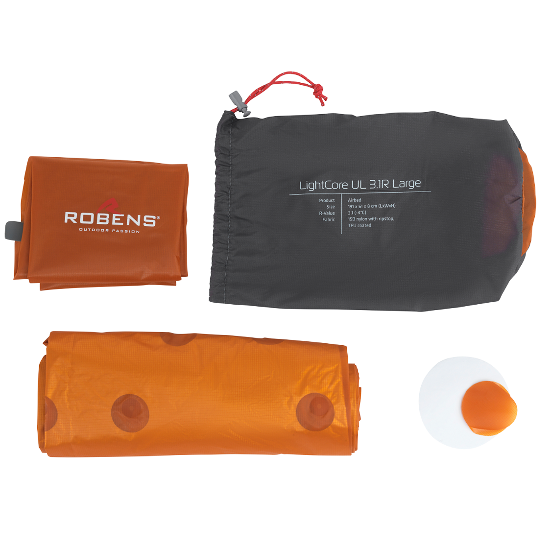 Robens - LightCore UL 3.1R Large 2-3 Sæsoners Liggeunderlag fra Robens - billede nr. 6 hos GrejFreak.dk