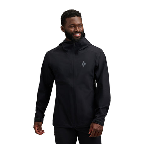 Black Diamond - Strataline Stretch Skaljakke Herre // Sort fra Black Diamond - billede nr. 2 hos GrejFreak.dk