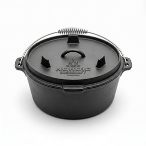 Nordic Bushcraft - 6L Dutch Oven Støbejernsgryde fra Nordic Bushcraft - billede nr. 1 hos GrejFreak.dk