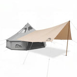 Sunny Hiker - Glamping Solsejl Bomuld (400 x 500 cm) fra Sunny Hiker - billede nr. 1 hos GrejFreak.dk