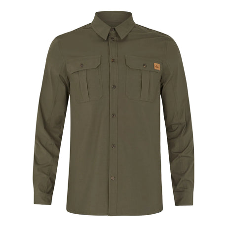 Seeland - Selous L/S Cargo Skjorte // Grape leaf fra Seeland - billede nr. 1 hos GrejFreak.dk