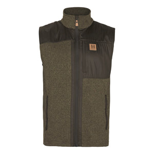 Härkila - Kalix Fleece Vest // Willow green & Shadow brown fra Härkila - billede nr. 1 hos GrejFreak.dk