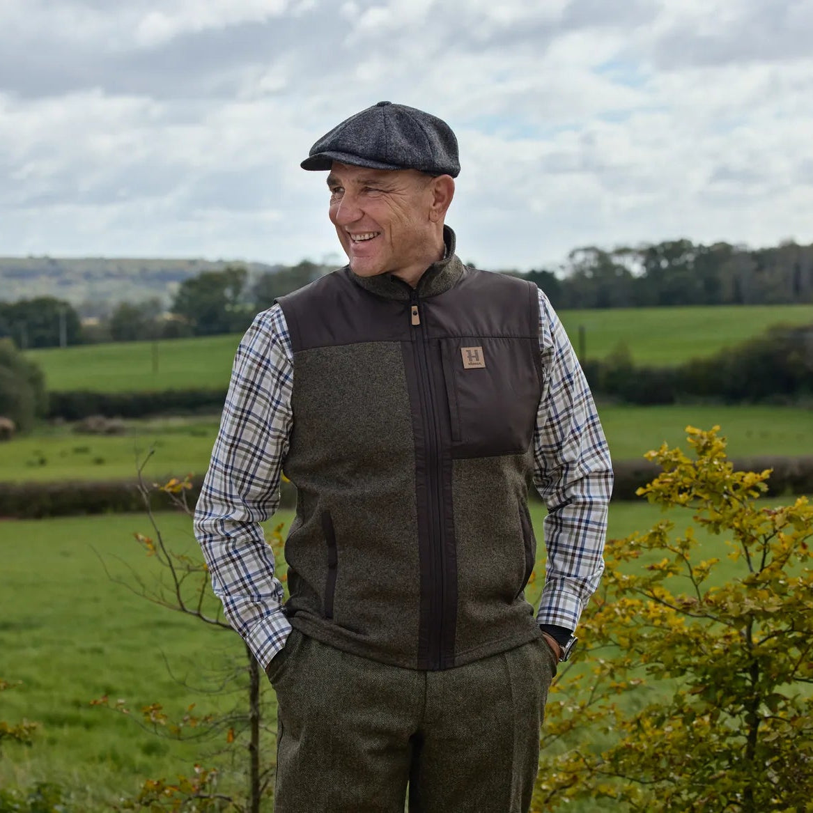 Härkila - Kalix Fleece Vest // Willow green & Shadow brown fra Härkila - billede nr. 8 hos GrejFreak.dk