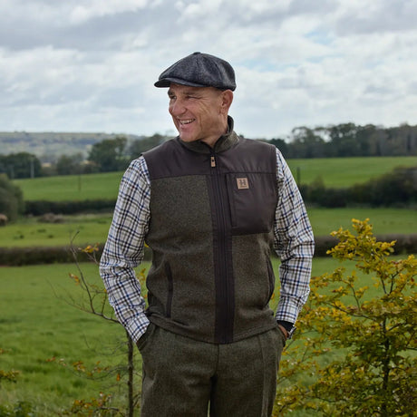 Härkila - Kalix Fleece Vest // Willow green & Shadow brown fra Härkila - billede nr. 8 hos GrejFreak.dk