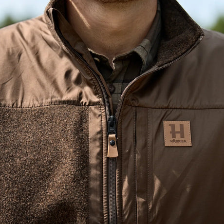 Härkila - Kalix Fleece Vest // Dark earth fra Härkila - billede nr. 3 hos GrejFreak.dk