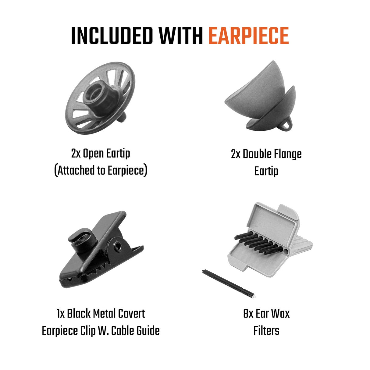N-ear - 360 Flexo Dynamic™ Dual Radio Earpiece fra N-ear - billede nr. 6 hos GrejFreak.dk