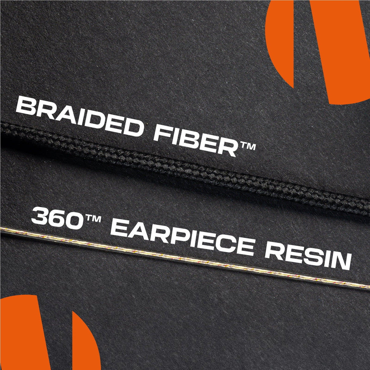 N-ear - 360 Flexo Dynamic™ Radio Earpiece w. Braided Fiber fra N-ear - billede nr. 3 hos GrejFreak.dk