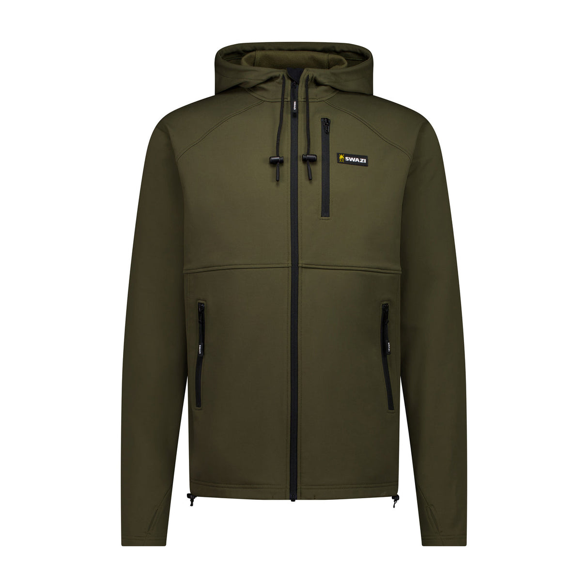 Swazi - Stalker Hooded Fleece Jakke // Stone fra Swazi - billede nr. 1 hos GrejFreak.dk